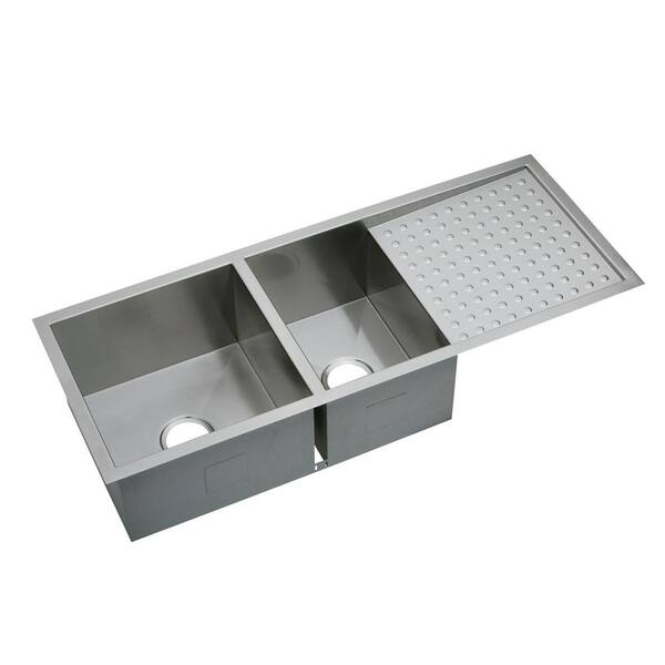 Elkay Crosstown Undermount Stainless Steel 47 in. Double Bowl Kitchen Sink