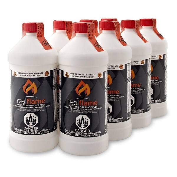 Real Flame Ventless Fireplace Fuel 30 oz. (8-Pack)-DISCONTINUED