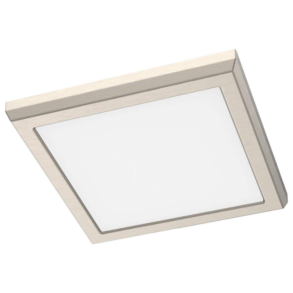 Blink Performer 7 in. Brushed Nickel Selectable CCT Color Changing LED Square Ceiling Flush Mount Light Fixture price history on PriceWatchPro