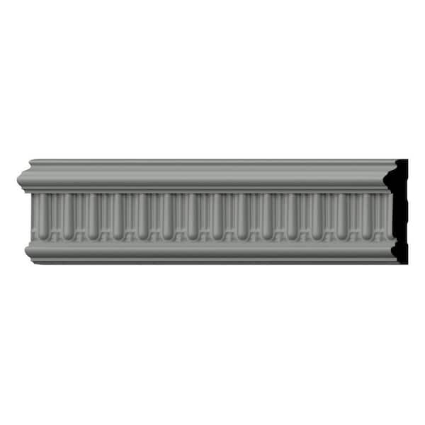 Ekena Millwork 7 in. D x 7 in. W x 9.75 in. L Primed Polyurethane Panel Moulding
