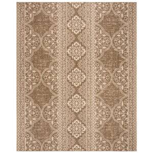 Safavieh Beach House Tressie 9 X 12 (ft) Cream/Beige Indoor/Outdoor  Floral/Botanical Bohemian/Eclectic Area Rug in the Rugs department at