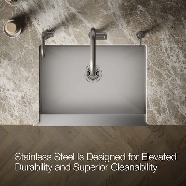 KOHLER Vault Undermount Farmhouse Apron Front Stainless Steel 30