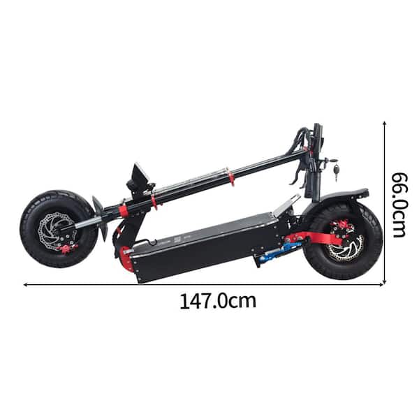 Folding Adults Electric Scooter with 60V 5600W Motor, 30AH Lithium
