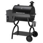 590 sq. in. Pellet Grill and Smoker, Black