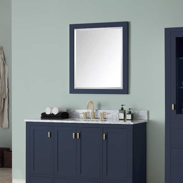 Navy Blue 14000 M24 Nb, Navy Blue Vanity Mirror For Bathroom
