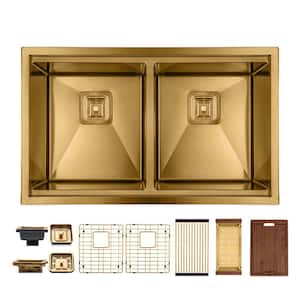 S STRICTLY KITCHEN + BATH 32 in. Undermount Single Bowl 16 Gauge