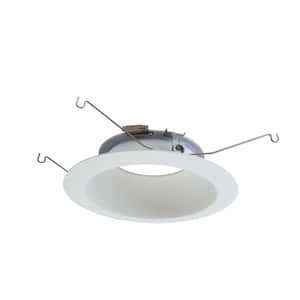 ML 6 in. White LED Recessed Ceiling Light Reflector and Flange Attachable Module Trim