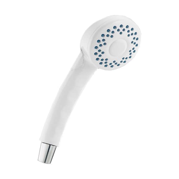 Delta 1-Spray Patterns 1.75 GPM 2.8 in. Wall Mount Handheld Shower Head in White