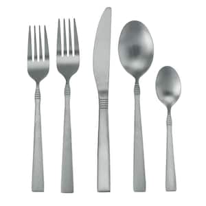 20-Pieces Silver 18/8 Stainless Steel Flatware Set, Service for 4