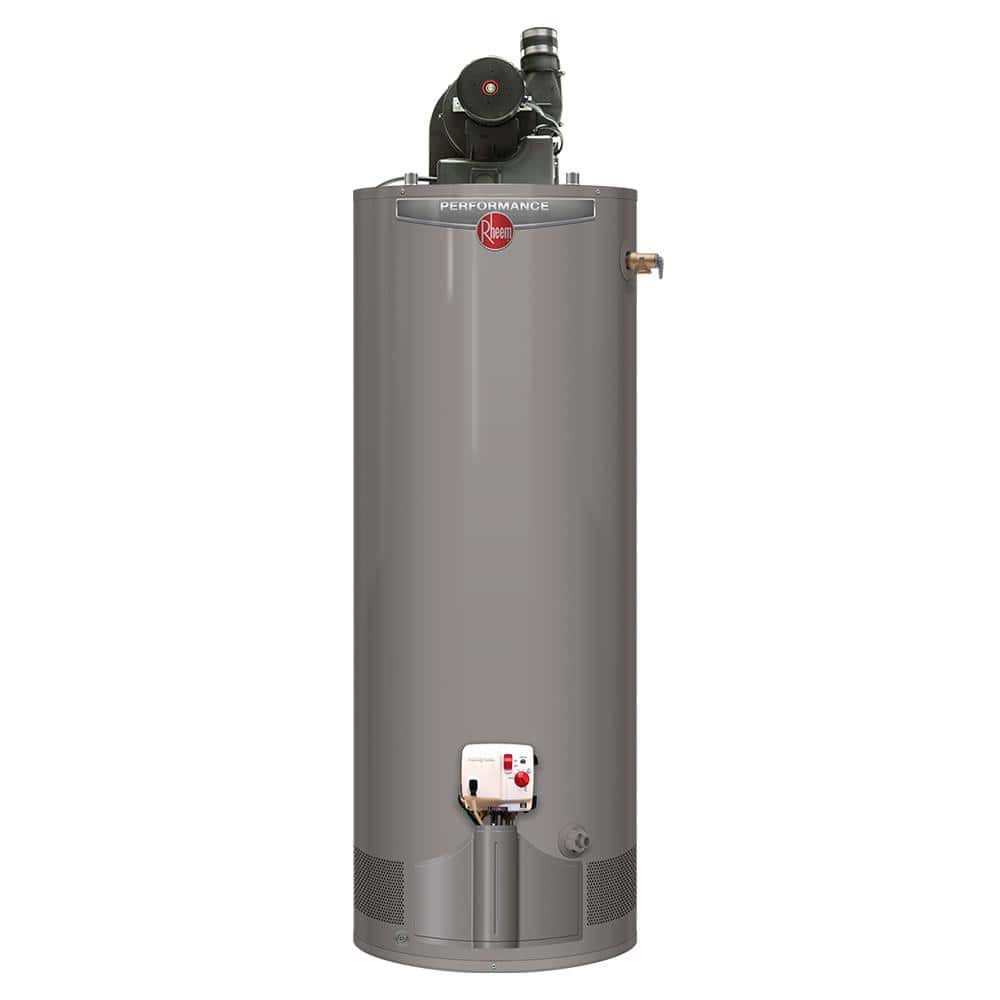 Rheem Performance 50 Gal. Tall 6 Year 38,000 BTU Ultra Low NOx (ULN) Natural Gas Power Vent Tank Water Heater -  682860