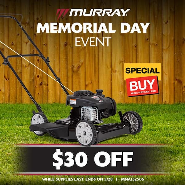 20 in. 125 cc Briggs & Stratton Walk Behind Gas Push Lawn Mower with 4 Wheel Height Adjustment and Prime 'N Pull Start