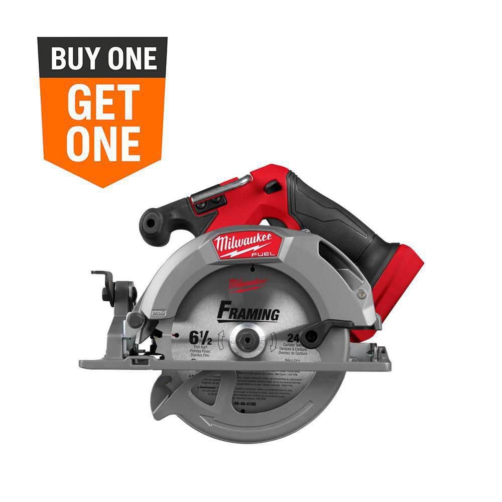 Milwaukee M18 FUEL 18V Lithium-Ion Brushless Cordless 6-1/2 in. Circular Saw (Tool-Only) 2833-20