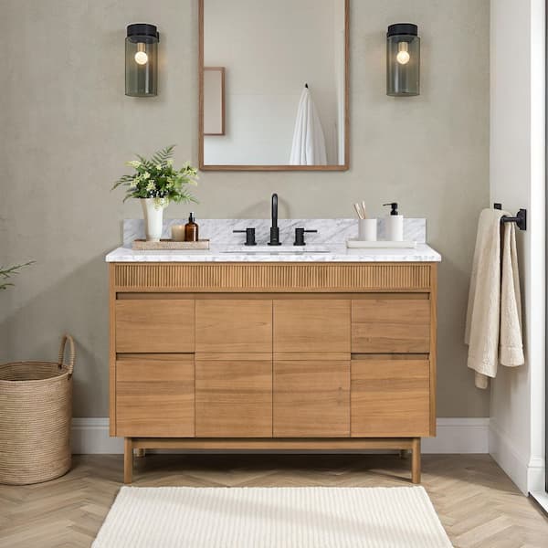 Avanity Kayla 48 in. Bath Vanity Cabinet without Top in Natural