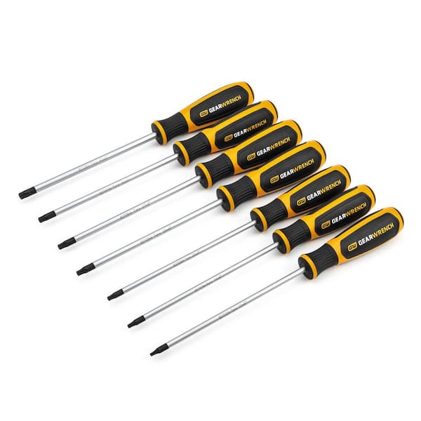 GEARWRENCH 7 Pc. Torx Dual Material Screwdriver Set