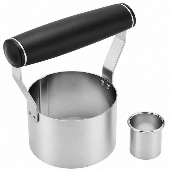 3 in. Cookie Cutters, Stainless Steel Round Cookies Cutter with Soft Grip Handle, Gift Package