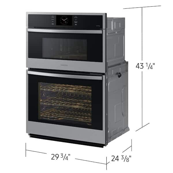 Maytag 30 in. Electric Wall Oven & Microwave Combo in. Fingerprint  Resistant Stainless Steel with Convection and Air Fry MOEC6030LZ - The Home  Depot