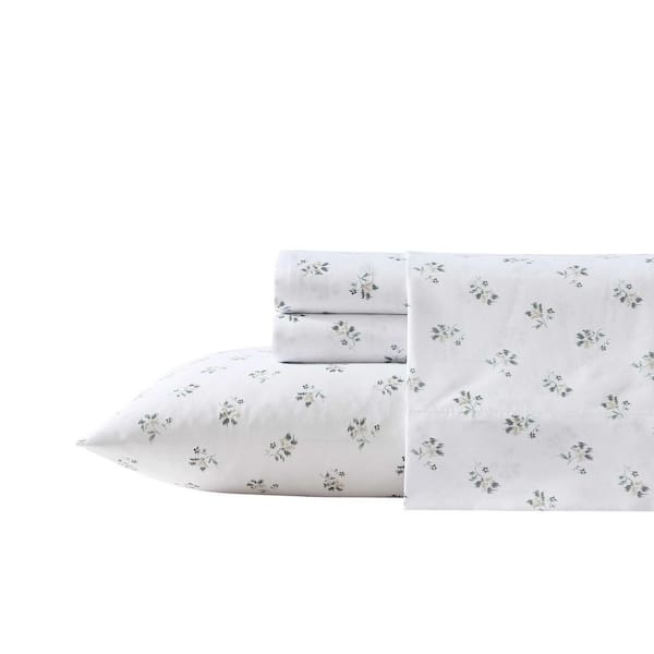 Wrangler Sketchy Ditsy 4-Piece Green Microfiber Queen Sheet Set