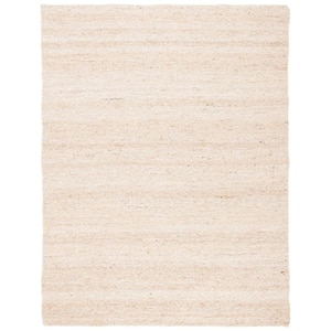 Natura Ivory 9 ft. x 12 ft. Gradient Solid Area Rug