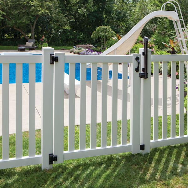 Ohio 4 ft. W x 4 ft. H White Vinyl Un-Assembled Fence Gate