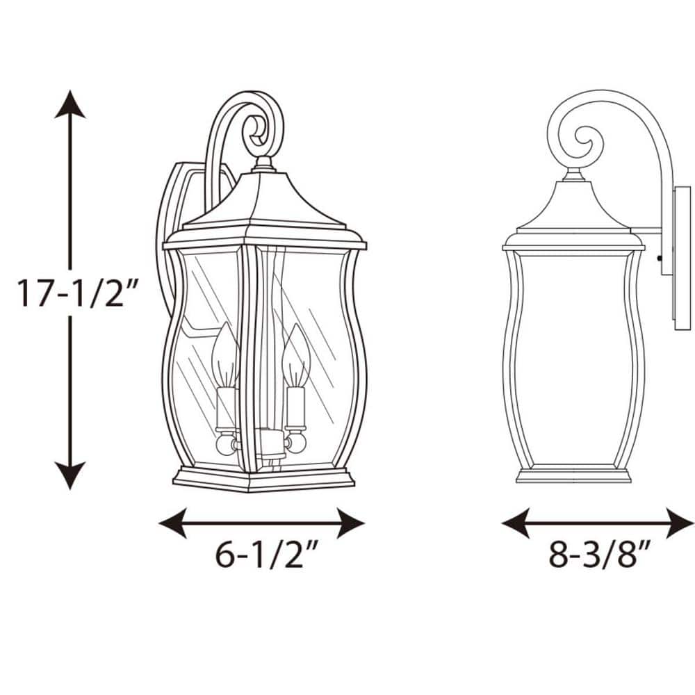 Oil Rubbed Bronze 18" Traditional Outdoor Wall Lantern with Clear Glass