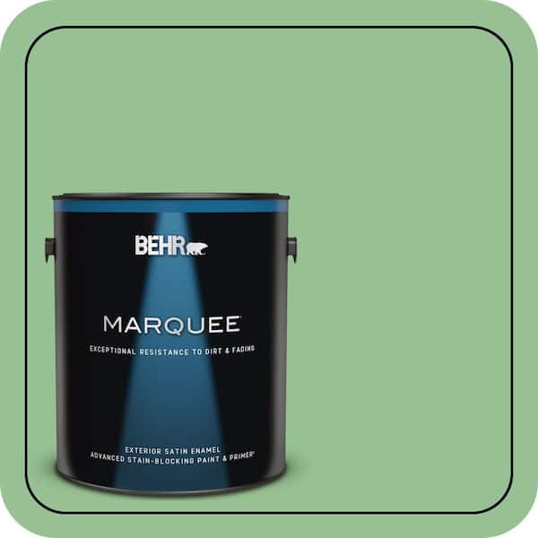 BEHR MARQUEE 1 gal. #450D-5 Velvet Leaf Satin Enamel Exterior Paint & Primer