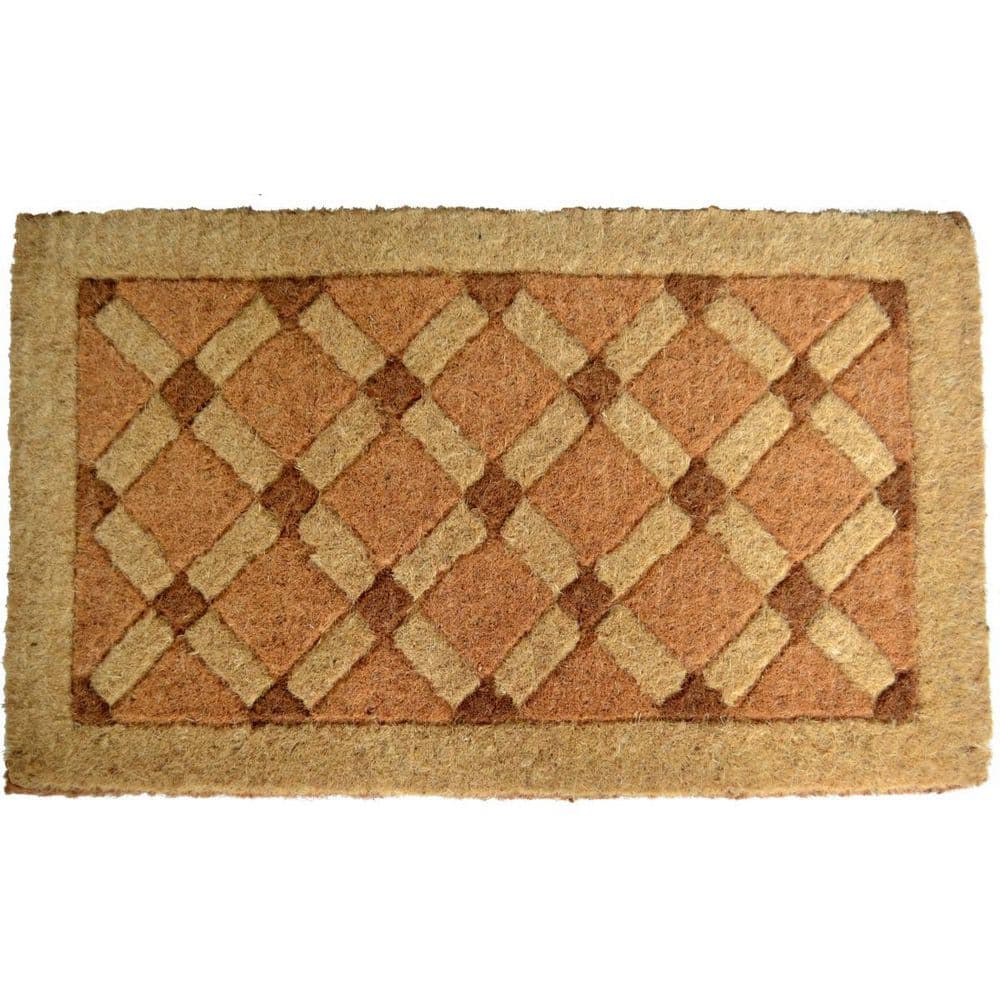 30 in. x 18 in. Brown Coir Outdoor Door Mat price history on PriceWatchPro