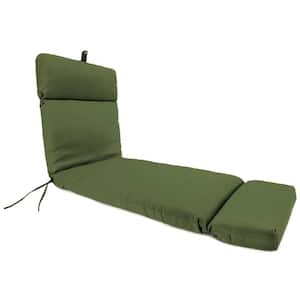 72 in. L x 22 in. W x 3.5 in. T Outdoor Chaise Lounge Cushion in Veranda Hunter