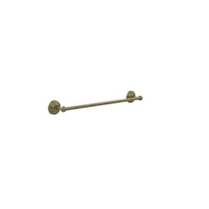 Que New Collection 24 in. Back to Back Shower Door Towel Bar in Antique Brass