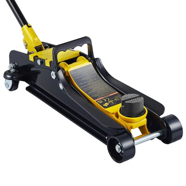 SKYSHALO Low Profile Floor Jack 2.5 Ton Heavy Steel Single Piston Hydraulic Pump Heavy-strength Steel Construction