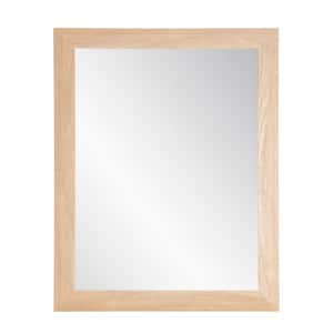 Large Rectangle Brown Modern Mirror (55 in. H x 32 in. W)