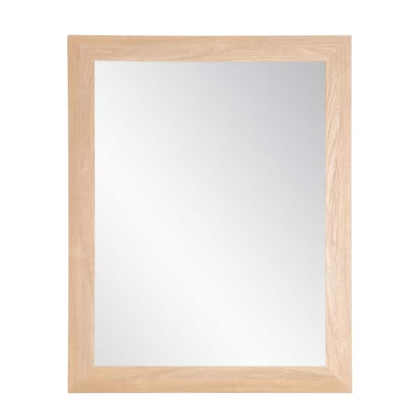 BrandtWorks Large Rectangle Brown Modern Mirror (55 in. H x 32 in. W)