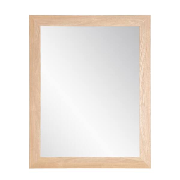 BrandtWorks Medium Rectangle Brown Modern Mirror (36 in. H x 32 in. W)
