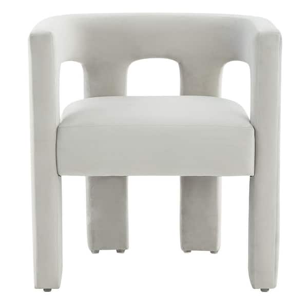 SAFAVIEH Deandre Light Gray 18.3 in. Wood Dining Chair