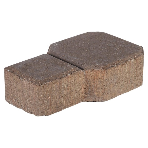 Pavestone Decorastone 9.06 in. L x 5.51 in. W x 2.36 in. H 60 mm Tan/Brown Concrete Paver (350 Pieces/100 sq. ft./Pallet)