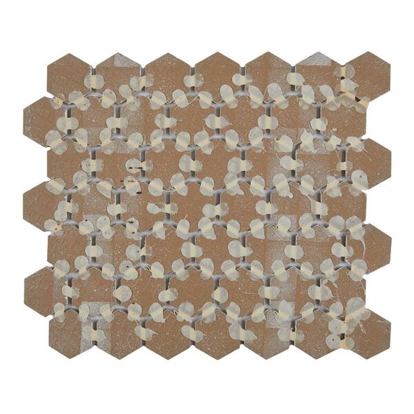 Marazzi Moroccan Concrete Gray 10 in. x 11 in. Glazed