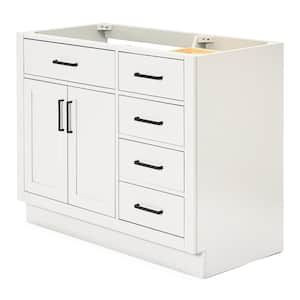 Hepburn 42 in. W x 21.5 in. D x 34.5 in. H Bath Vanity Cabinet without Top in White