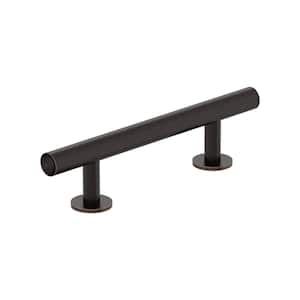 Radius 3 in. (76 mm) Center-to-Center Oil Rubbed Bronze Cabinet Bar Pull (1-Pack )