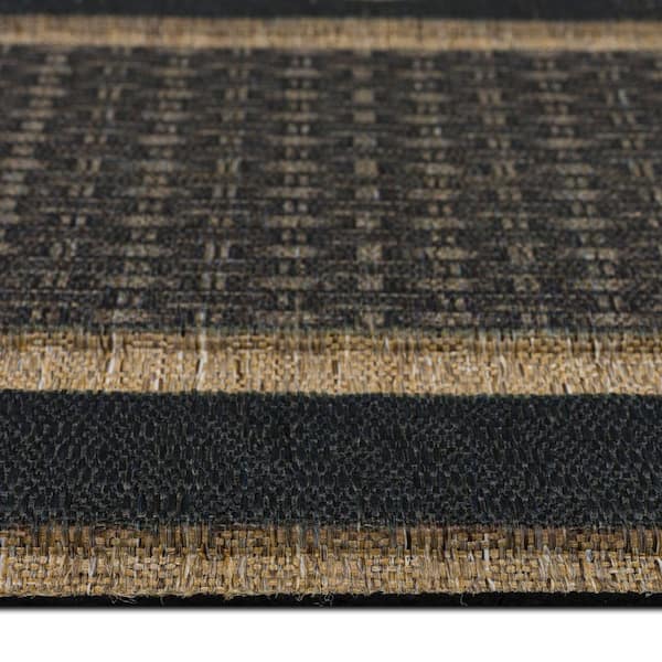 Mohawk Home Basketweave 3-ft x 5-ft Brown Rectangular Outdoor Door Mat Mohawk Home Basketweave 3-ft x 5-ft Brown Rectangular Outdoor Door Mat