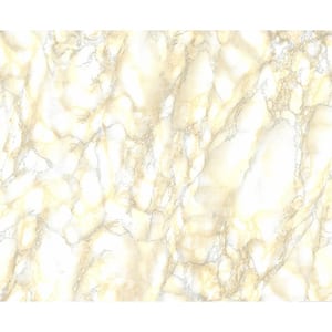 Beige Marble Faux Materials Adhesive Film (Set of 2)
