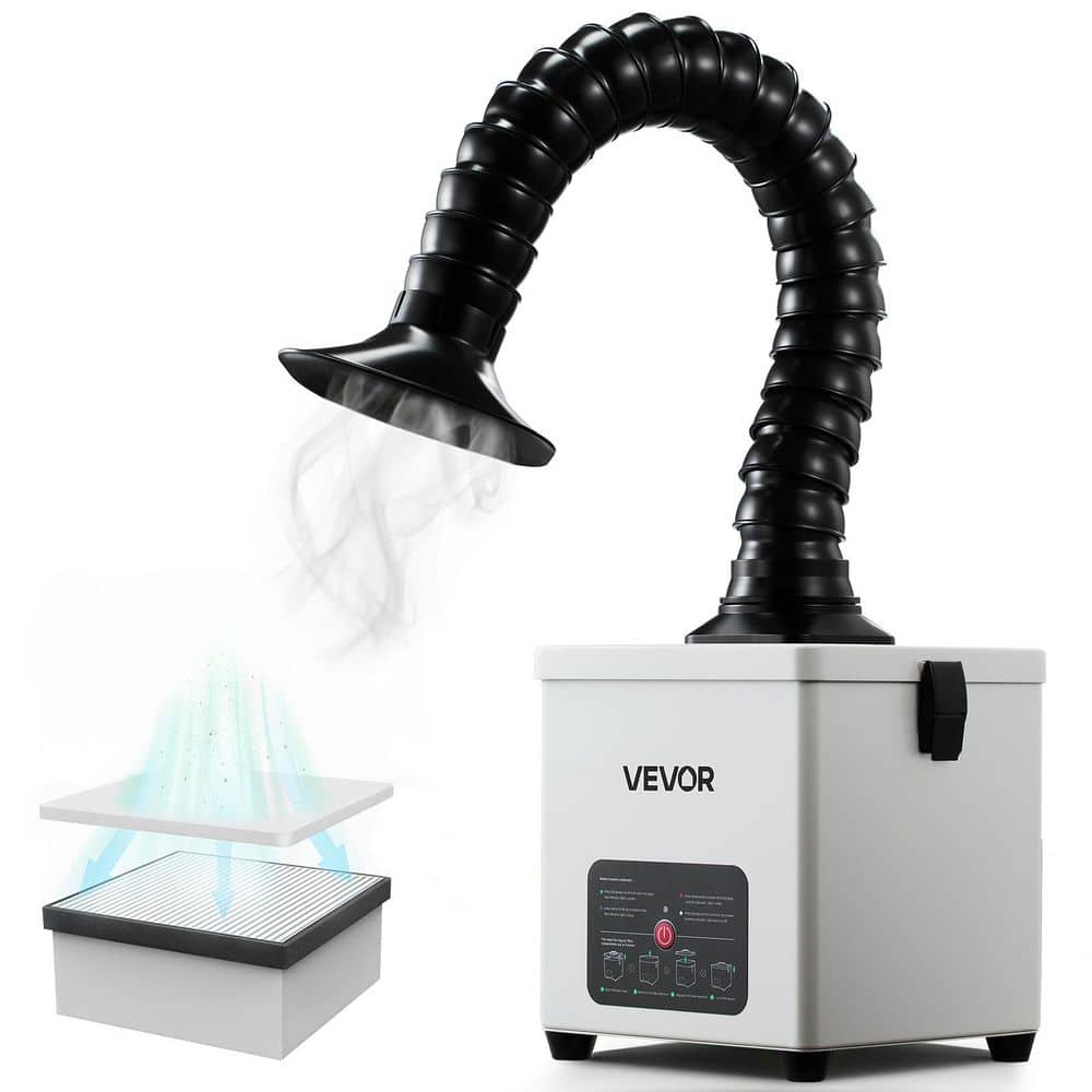 Solder Fume Extractor, 7 in. x 9 in. x 9 in. 3-Stage Filtration Soldering Smoke Absorber with 180 m³/h Strong Suction price history on PriceWatchPro