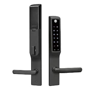 Assure Lock for Andersen Patio Doors Black No Cylinder Deadbolt with Wi-Fi and Touchscreen Keypad