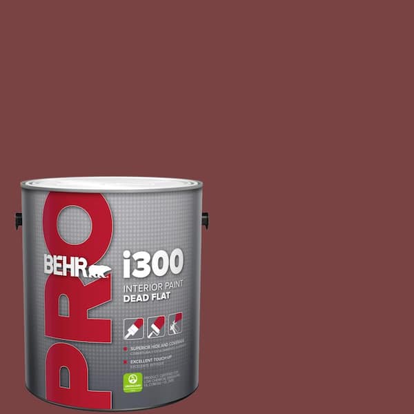 BEHR PRO 1 gal. #S-H-140 Cinnamon Cherry Dead Flat Interior Paint