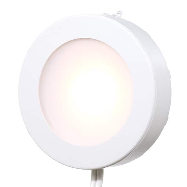 Commercial Electric - 5-Light Integrated LED White AC Puck Light Kit
