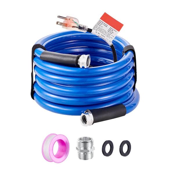 15 ft. Heated Water Hose Universal for RV, Heated Drinking Water Hose Antifreeze to-45°F, Automatic Self-regulating