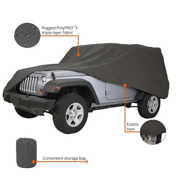 Classic Accessories Polypro 3 Jeep Cover - 10-020-251001-00