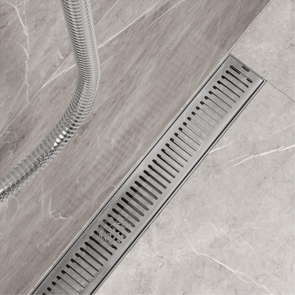 Vigo VG07004MB Elan Square Shower Drain Finish: Matte Black