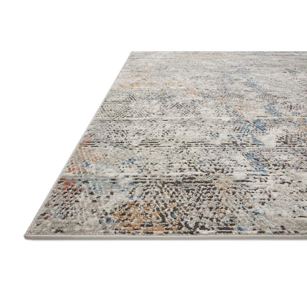 Bianca Grey/Multi 5 ft.3 in. x 7 ft.6 in. Contemporary Area Rug