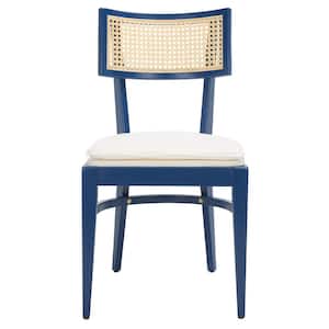 Galway Cane Navy/Natural Dining Chair
