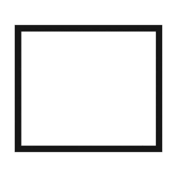 Amanti Art Mirror Makeover Avon Black 43.25 in. W x 37.25 in. H Bathroom Mirror Frame Border Kit-Fits a 42 x 36 Mirror