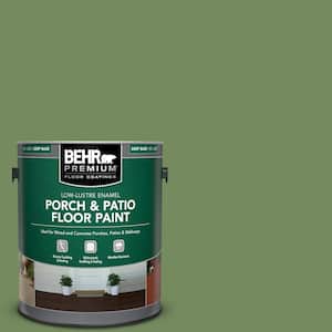 1 gal. #M380-6 Fern Canopy Low-Lustre Enamel Interior/Exterior Porch and Patio Floor Paint